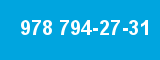 978 794-27-31 978 794-27-31